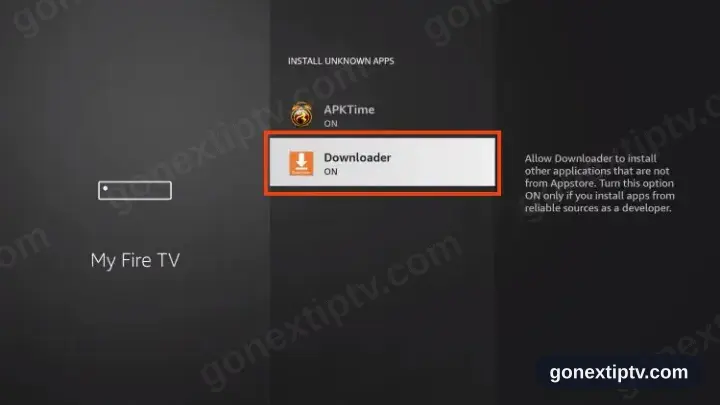 Downloader listed as enabled for unknown installs
